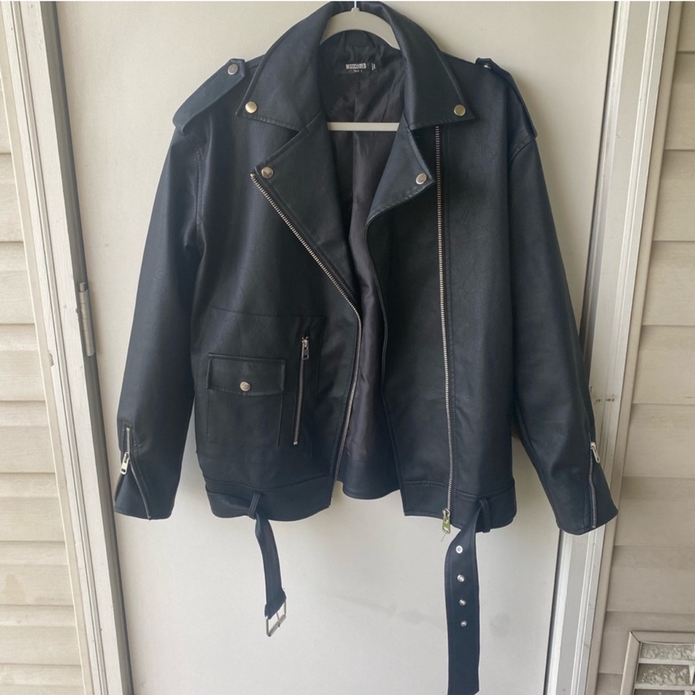 Missguided Faux Leather Jacket